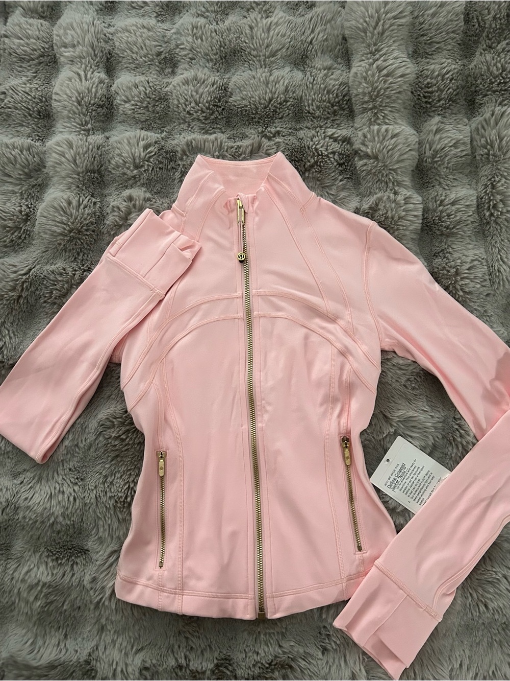 lululemon athletica Light Pink Zip-Up Athletic Jacket